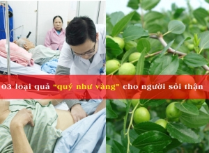  03 loại quả “quý như vàng” cho người sỏi thận